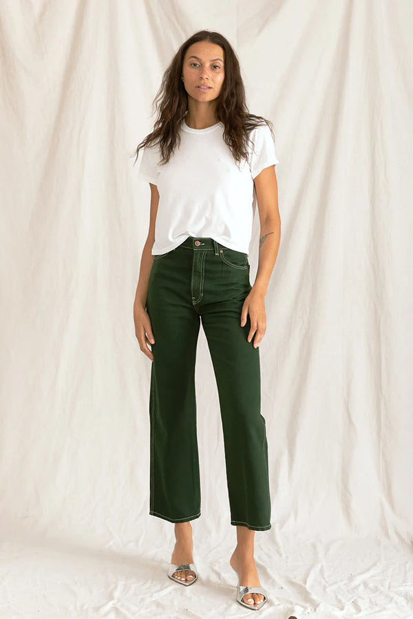 PERFECT WHITE TEE LENA LOUNGE COTTON TEE - WHITE T26