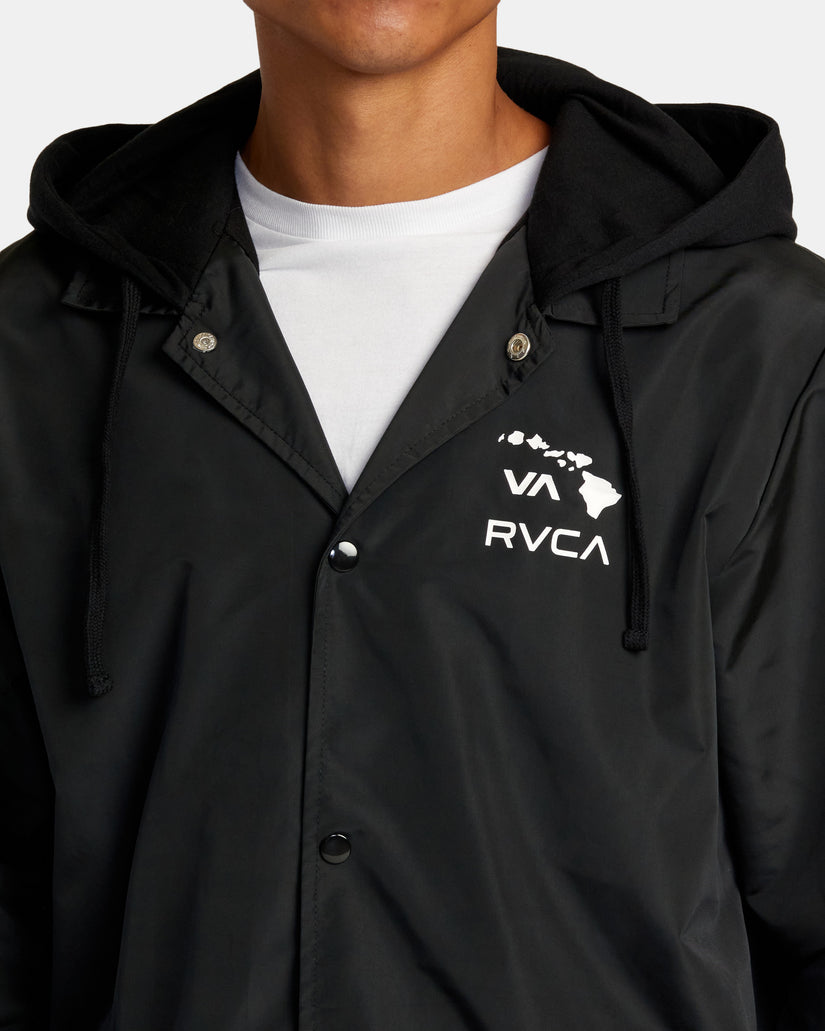 RVCA SERIGRAPH COACHES JACKET L RVCA Jungle Camo Coaches Jacket 