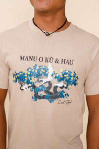 DAVID SHEPARD HAWAII MANU O KU T-SHIRT - TAN