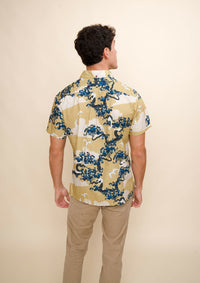 DAVID SHEPARD HAWAII MANU O KU ALOHA SHIRT - BLONDE