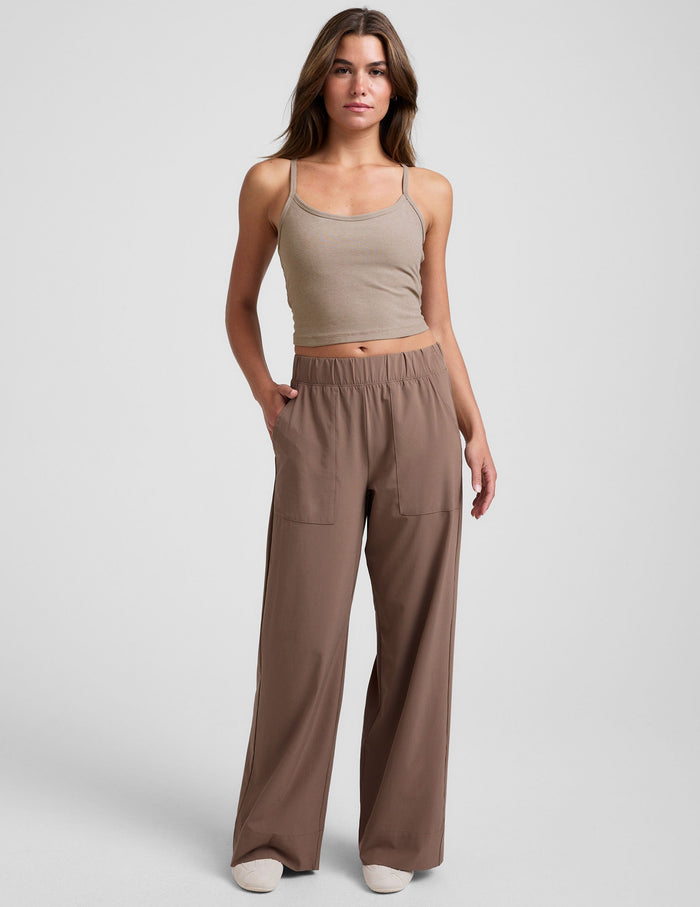 BEYOND YOGA EASY WIDE LEG PANT - KHAKI NN1263