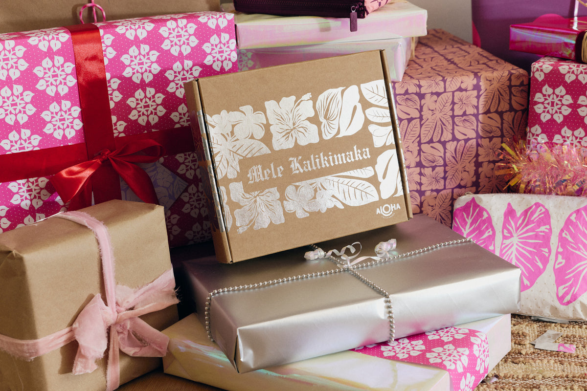 ALOHA COLLECTION GIFT BOX - MONOCHROME - LAUREN