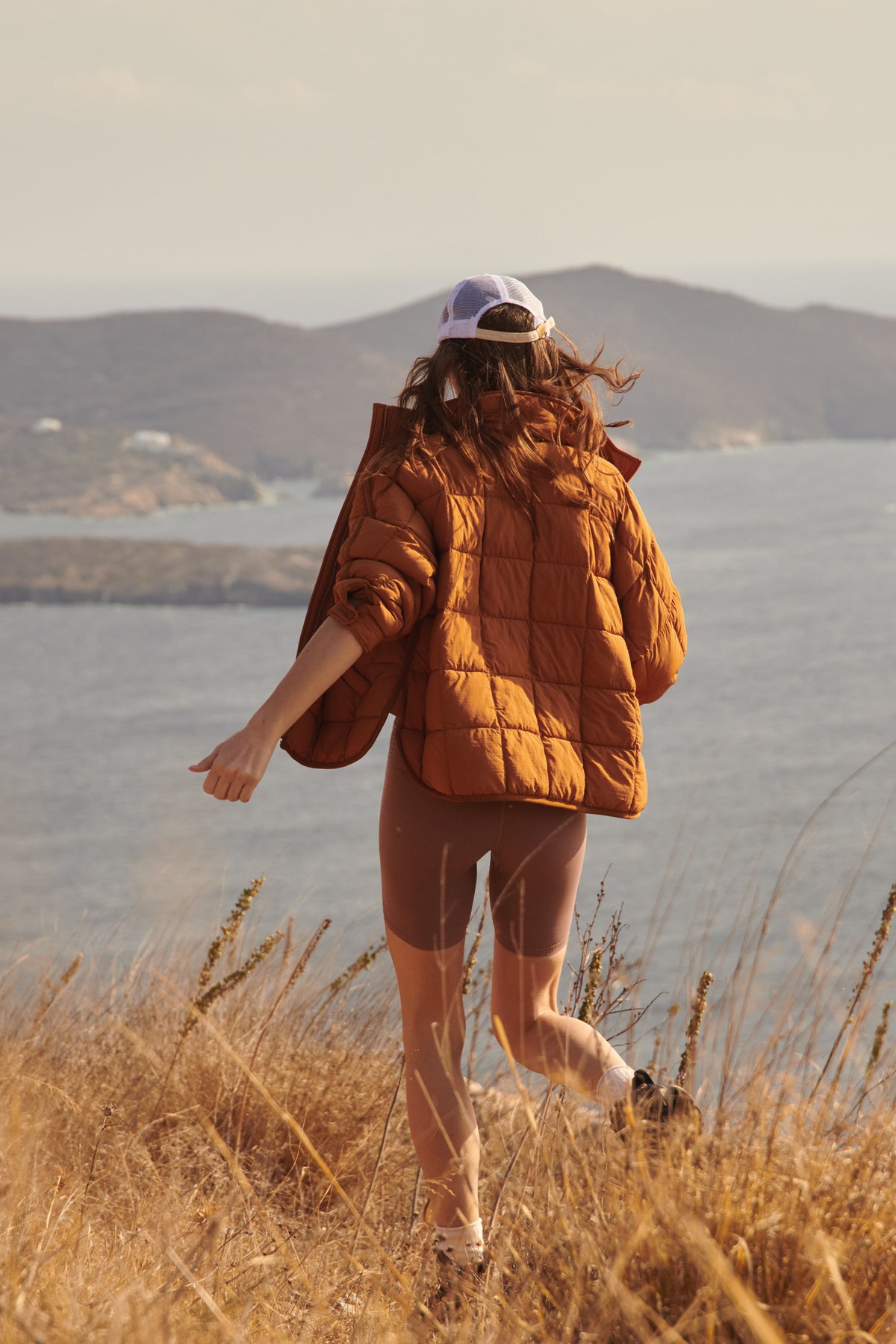 FREE PEOPLE MOVEMENT PIPPA PACKABLE PUFFER JACKET - TOASTED COCONUT 3648