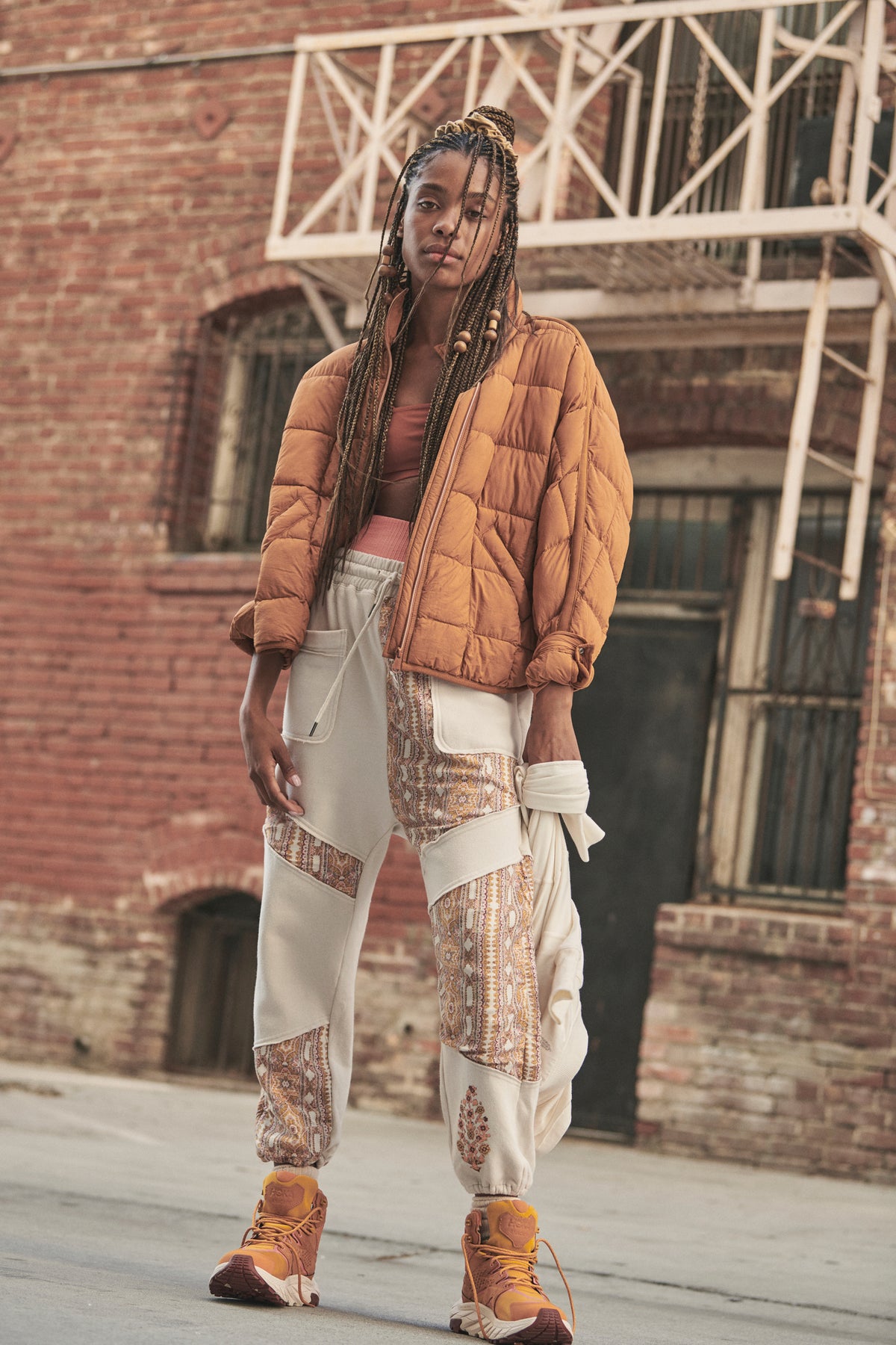 FREE PEOPLE MOVEMENT PIPPA PACKABLE PUFFER JACKET - TOASTED COCONUT 3648