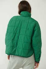 FREE PEOPLE MOVEMENT PIPPA PACKABLE PUFFER JACKET - VIRIDIAN 3648