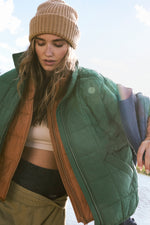 FREE PEOPLE MOVEMENT PIPPA PACKABLE PUFFER JACKET - VIRIDIAN 3648