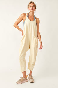 FREE PEOPLE MOVEMENT HOT SHOT ONESIE - BANANA 9677