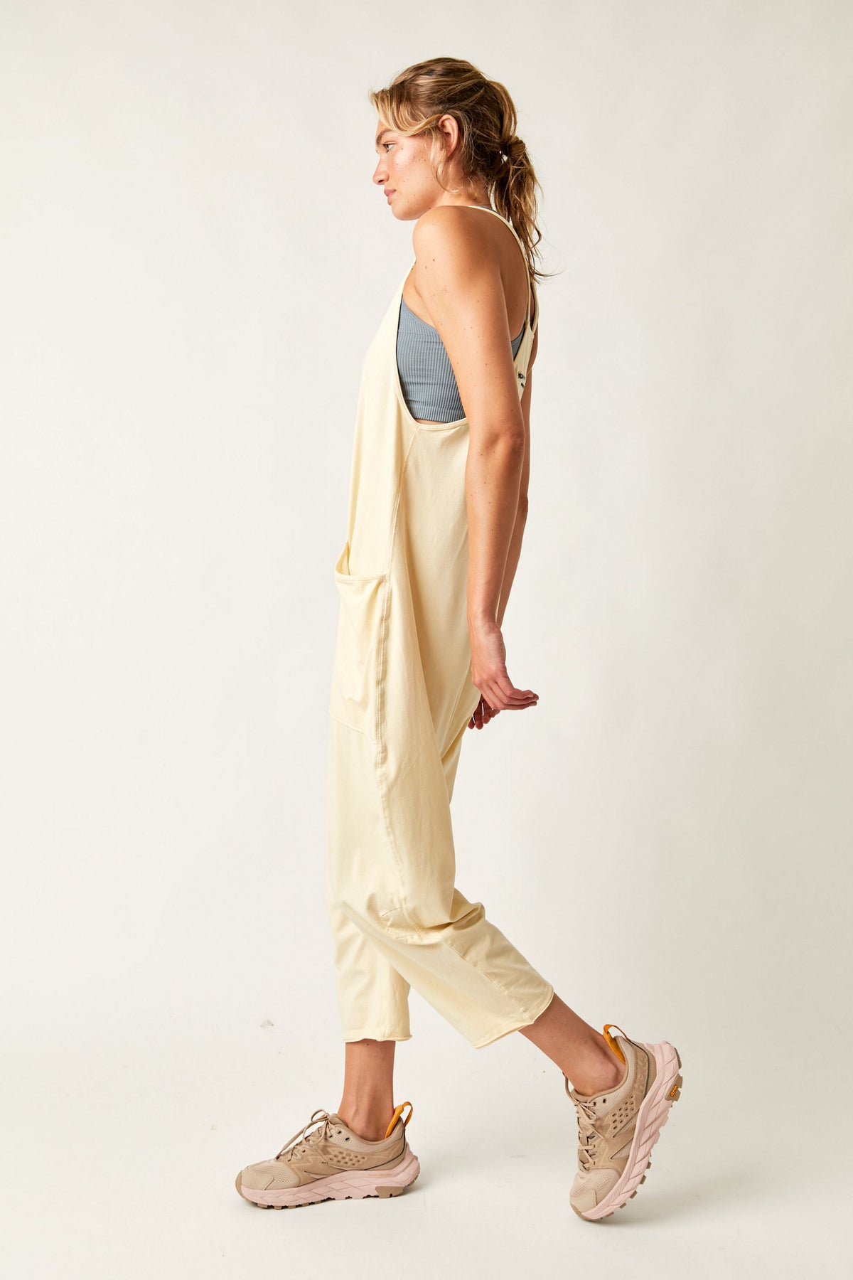 FREE PEOPLE MOVEMENT HOT SHOT ONESIE - BANANA 9677