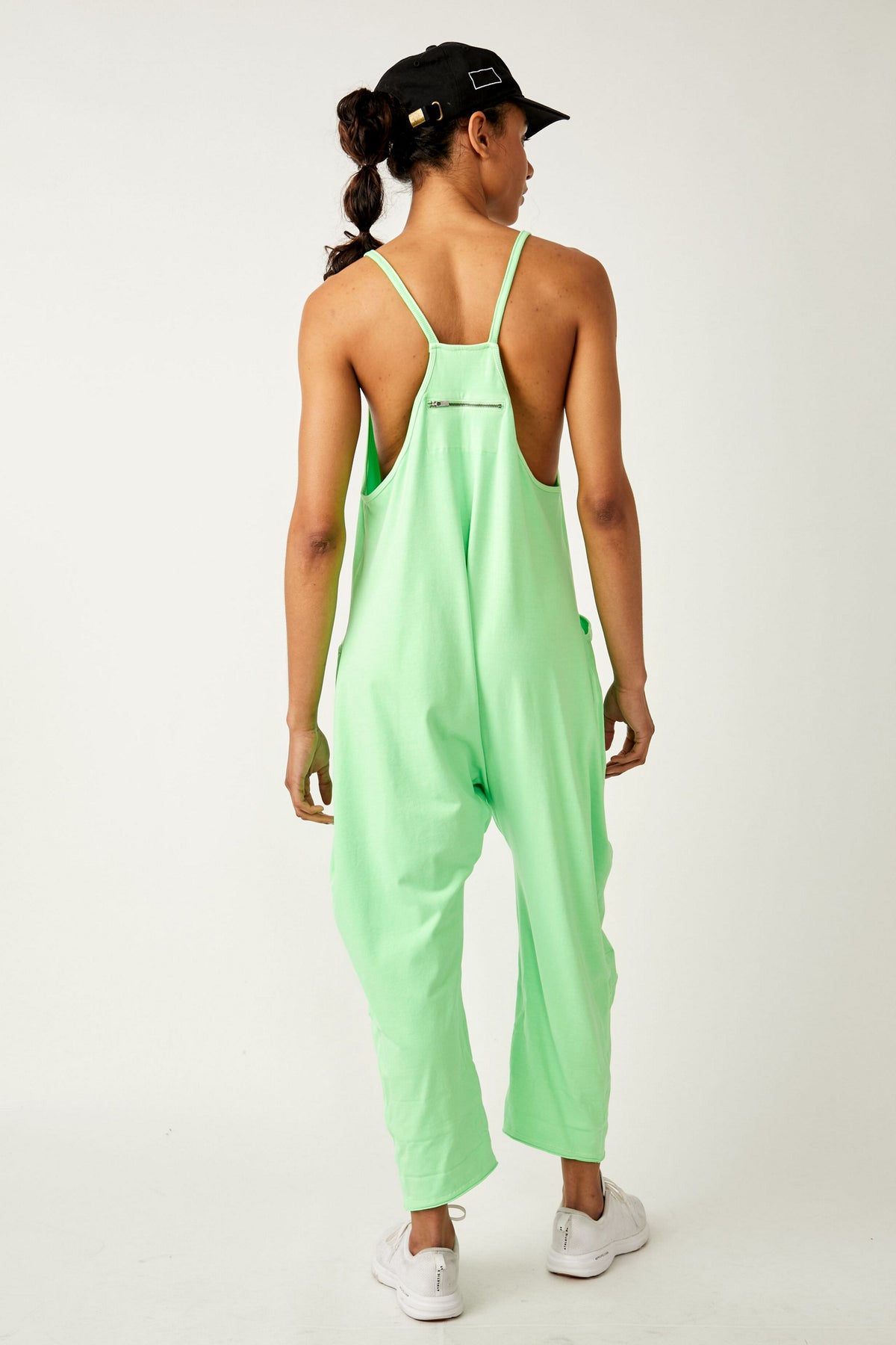 FREE PEOPLE MOVEMENT HOT SHOT ONESIE - LIME ZEST 9677