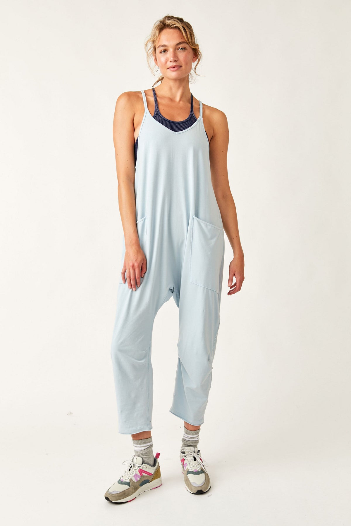 FREE PEOPLE MOVEMENT HOT SHOT ONESIE - MEDITERRANEAN 9677