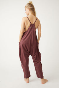 FREE PEOPLE MOVEMENT HOT SHOT ONESIE - POMEGRANATE 9677