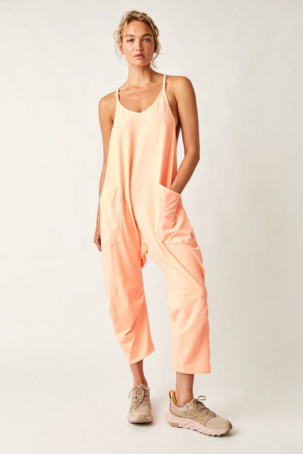 FREE PEOPLE MOVEMENT HOT SHOT ONESIE - MELON 9677