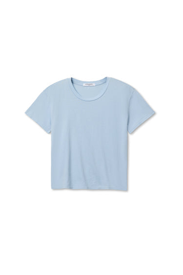 PERFECT WHITE TEE  HARLEY TEE - POWDER BLUE T68