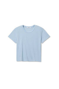 PERFECT WHITE TEE  HARLEY TEE - POWDER BLUE T68