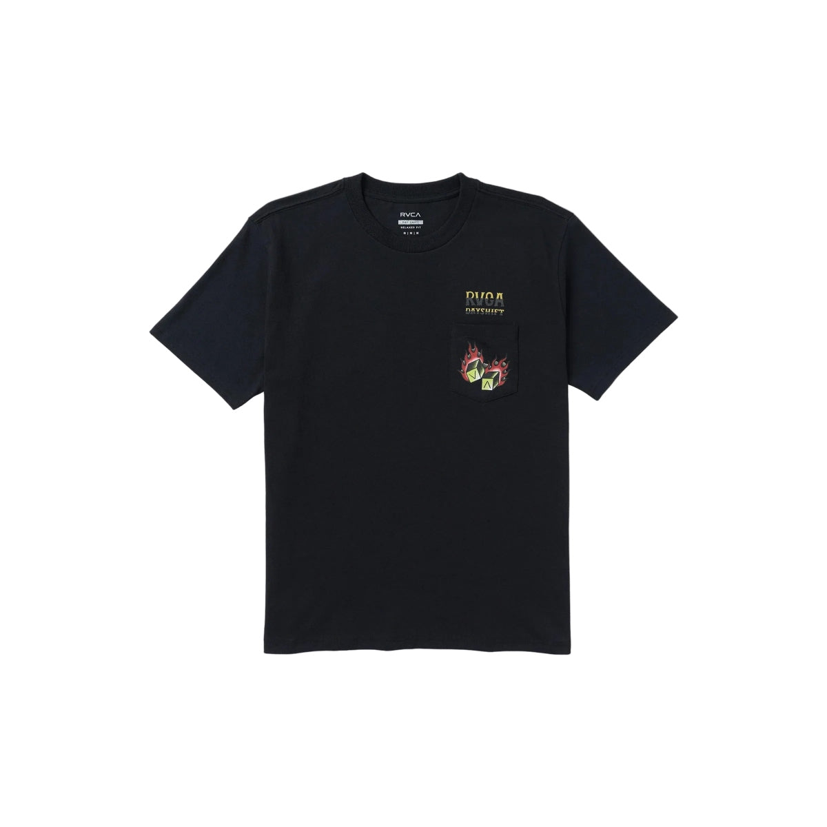 RVCA HOT DICE SHORT SLEEVE - BLK