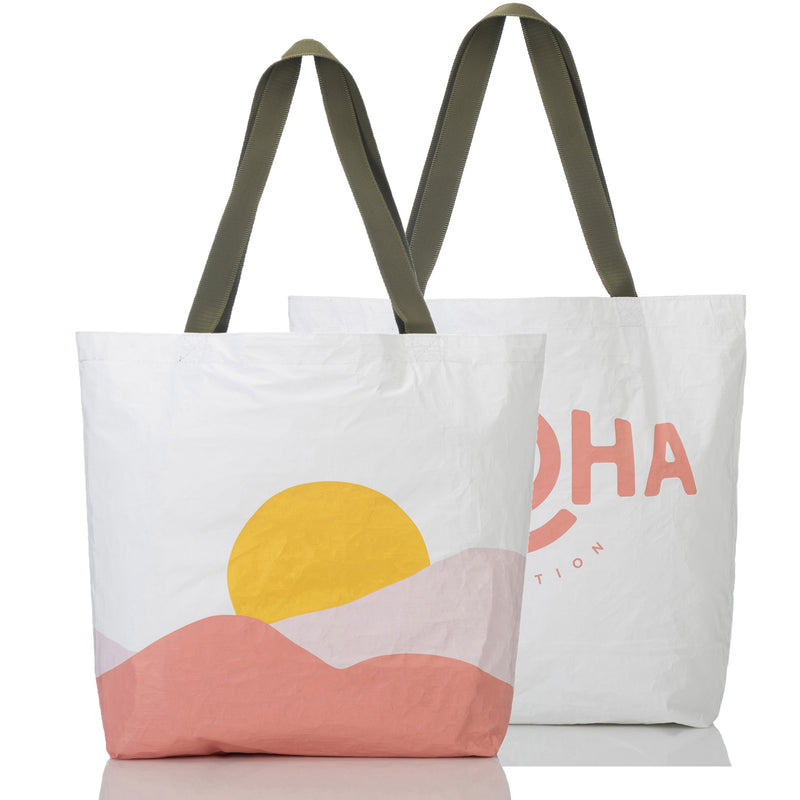 ALOHA COLLECTION REVERSIBLE TOTE / SUNRISE / STARBURST