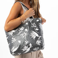 ALOHA COLLECTION  REVERSIBLE TOTE / PEKELO / VINTAGE BLACK