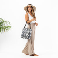 ALOHA COLLECTION  REVERSIBLE TOTE / PEKELO / VINTAGE BLACK