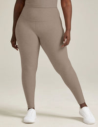 BEYOND YOGA SPACEDYE CAUGHT IN THE MIDI HIGH WAISTED LEGGING - BIRCH HEATHER SD3243