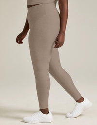 BEYOND YOGA SPACEDYE CAUGHT IN THE MIDI HIGH WAISTED LEGGING - BIRCH HEATHER SD3243