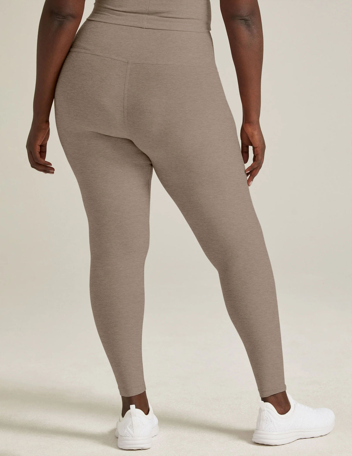 BEYOND YOGA SPACEDYE CAUGHT IN THE MIDI HIGH WAISTED LEGGING - BIRCH HEATHER SD3243