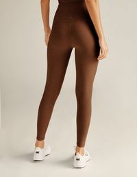 BEYOND YOGA CAUGHT IN THE MIDI HIGH WAISTED LEGGING -BOLD MOCHA HEATHER SD3243