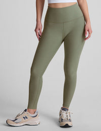 BEYOND YOGA SPACEDYE CAUGHT IN THE MIDI HIGH WAISTED LEGGING - GREY SAGE HEATHER SD3243