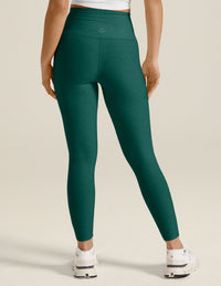 BEYOND YOGA SPACEDYE CAUGHT IN THE MIDI HIGH WAISTED LEGGINGS - LUNAR TEAL HEATHER SD3243