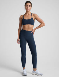 BEYOND YOGA SPACEDYE CAUGHT IN THE MIDI HIGH WAISTED LEGGINGS - NOCTURNAL NAVY 3243