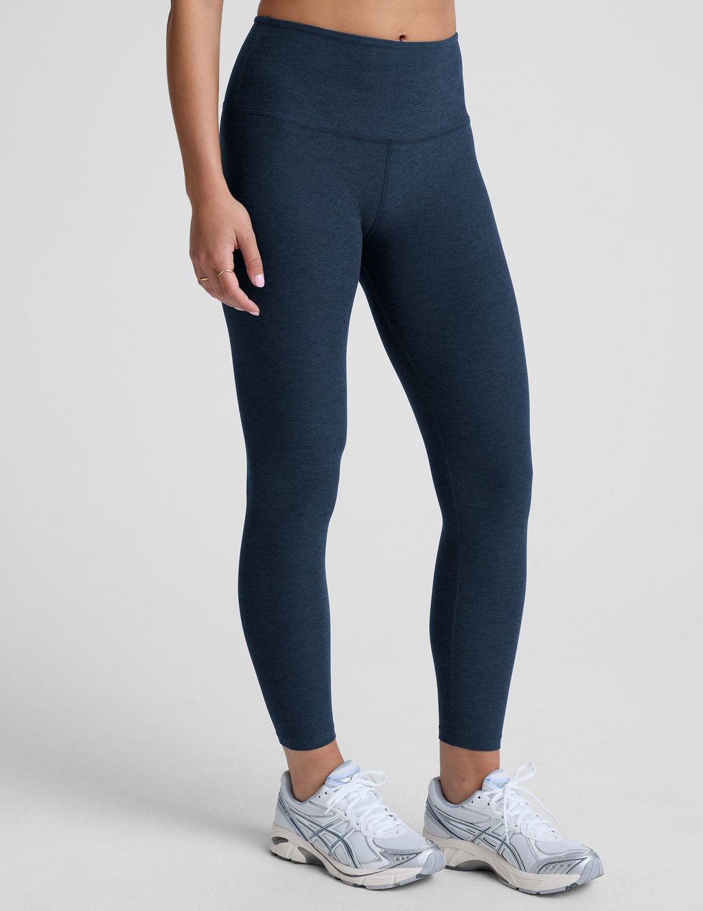 BEYOND YOGA SPACEDYE CAUGHT IN THE MIDI HIGH WAISTED LEGGINGS - NOCTURNAL NAVY 3243