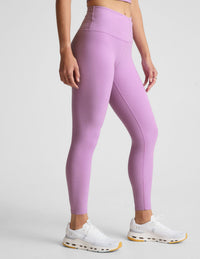 BEYOND YOGA AT YOUR LEISURE HIGH WAIST MIDI LEGGING - LILAC PETAL HEATHER SD3463