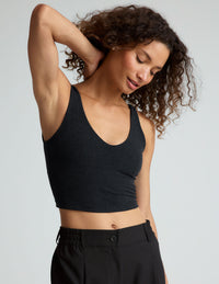 BEYOND YOGA GOOD DAY CROPPED TANK - DARKEST NIGHT SD4706