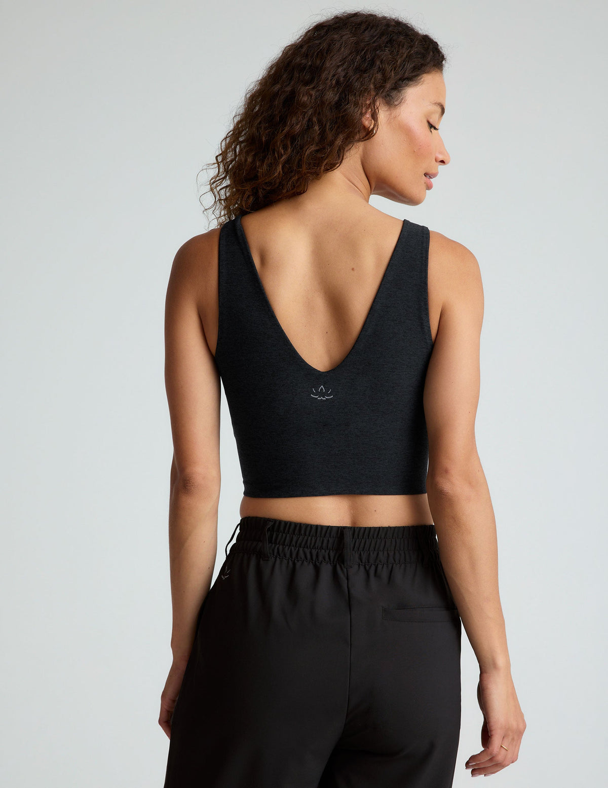 BEYOND YOGA GOOD DAY CROPPED TANK - DARKEST NIGHT SD4706