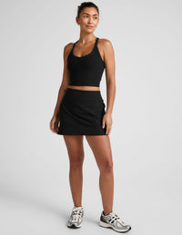 BEYOND YOGA SPACEDYE ON THE UP CROPPED TANK - DARKEST NIGHT 4712