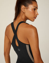 BEYOND YOGA SPACEDYE TOP LINE JUMPSUIT - DARKEST NIGHT BIRCH 6233