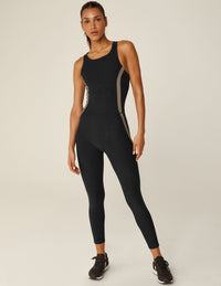 BEYOND YOGA SPACEDYE TOP LINE JUMPSUIT - DARKEST NIGHT BIRCH 6233