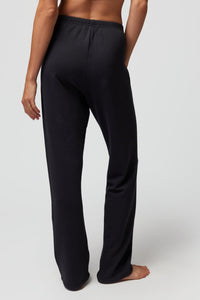 SPIRITUAL GANGSTER JOY STRAIGHT LEG PANT - VINTAGE BLACK