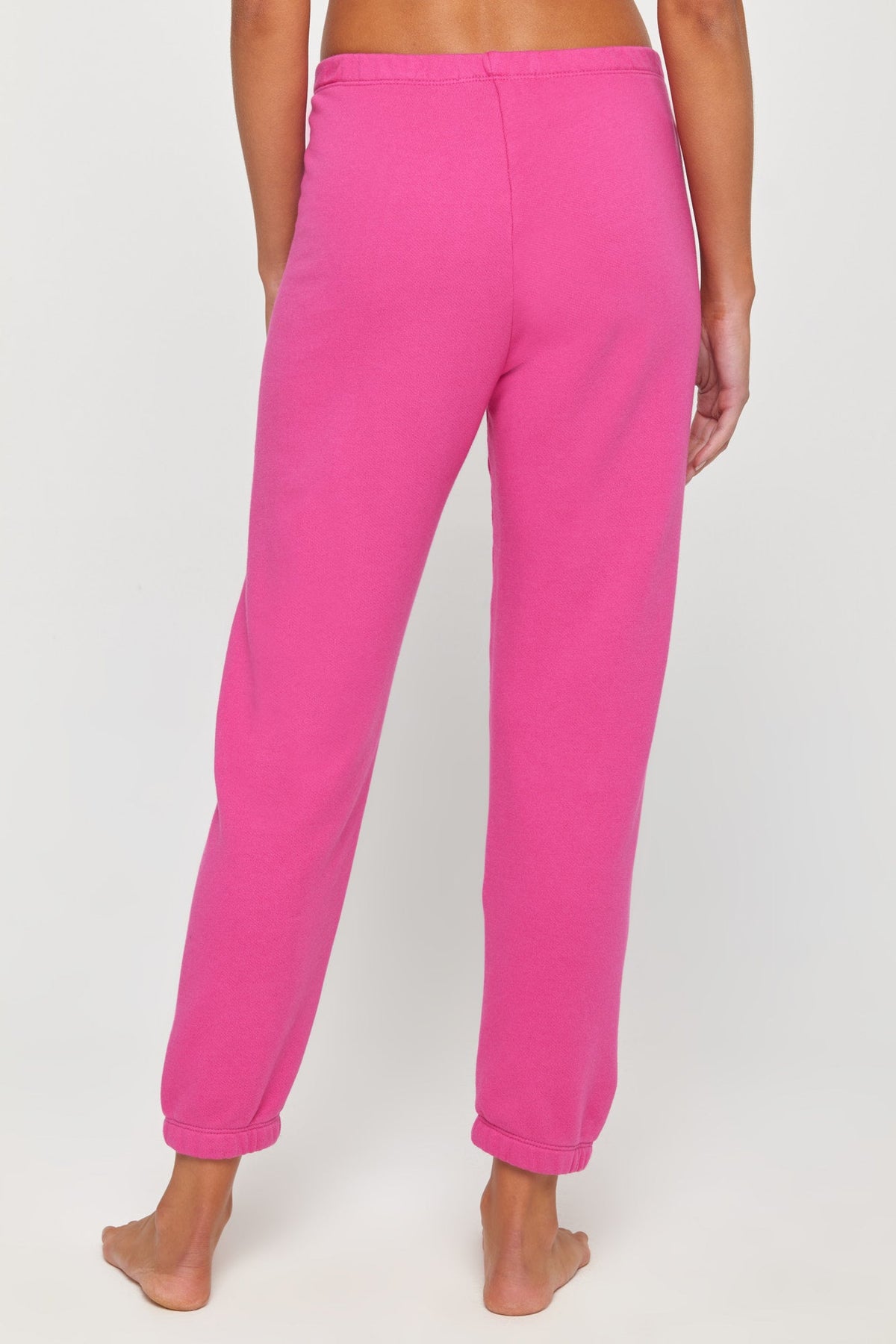 SPIRITUAL GANGSTER SMILEY LUNA SWEATPANT - MAGENTA