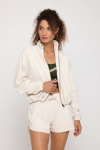 SPIRITUAL GANGSTER ELANA WOVEN JACKET - BIRCH