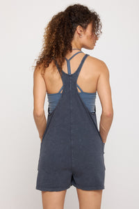 SPIRITUAL GANGSTER INDY RELAXED ROMPER -VINTAGE BLACK