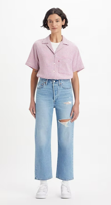 LEVIS RIBCAGE STRAIGHT ANKLE - IN THE MIDDLE 0196