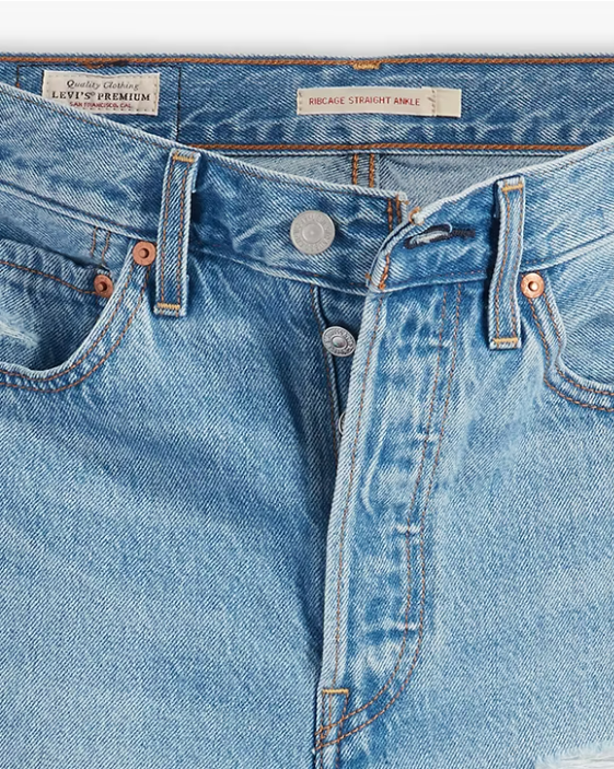 LEVIS RIBCAGE STRAIGHT ANKLE - IN THE MIDDLE 0196