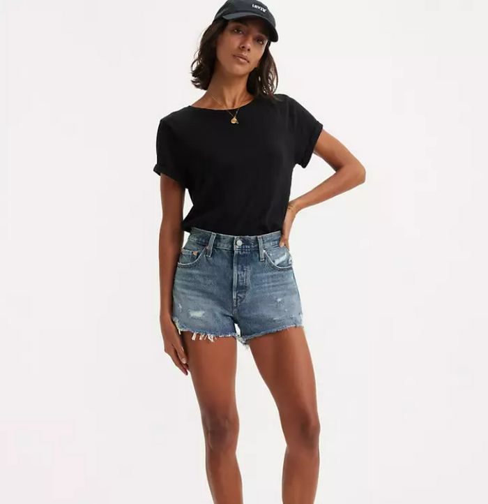 High rise 501 shorts shop