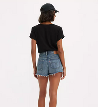 LEVIS 501 ORIGINAL HIGH RISE SHORTS - THE FUTURE IS NOW 0389