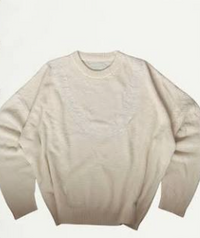 BYBYE STUDIO HALE COLLECTION EMBROIDERED LEI SWEATER