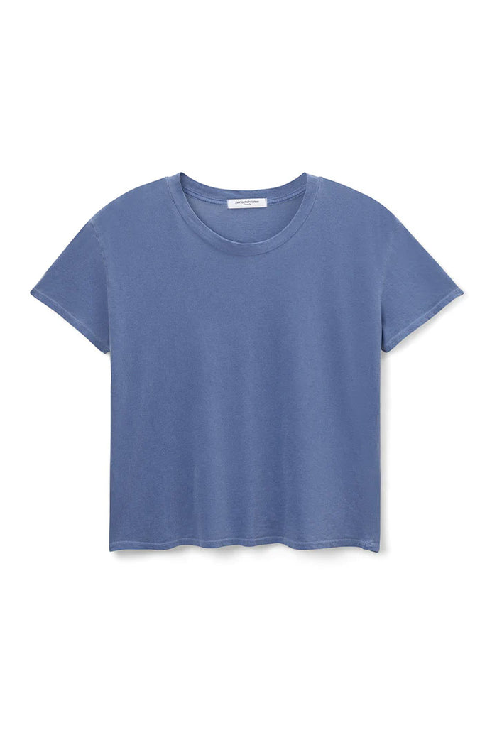 PERFECT WHITE TEE HARLEY CREW NECK TEE - SAILOR BLUE T68