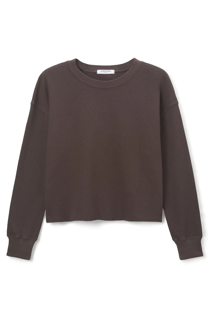 PERFECT WHITE TEE THE CROSBY PULLOVER SWEATSHIRT - CAFE T92