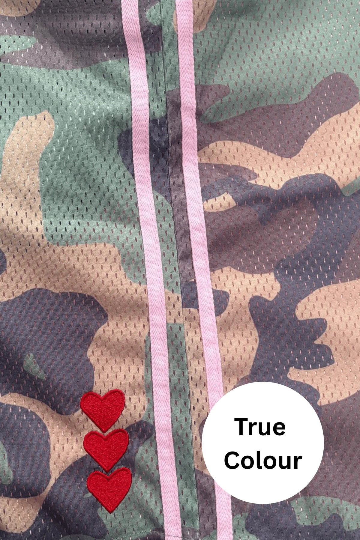 SABBI THE GAME MESH MINI SHORTS - CAMO