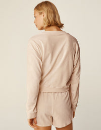 BEYOND YOGA TROPEZ PULLOVER - PRISTINE CREAM TT7909