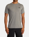 RVCA SPORT VENT PERFORMANCE TEE - HGR